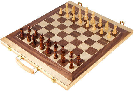 Small foot - échecs et backgammon en bois