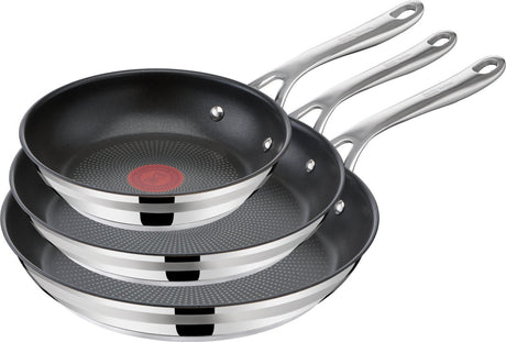 Jamie oliver de Tefal Cook Smart - set de poêles - 20 24 28 cm - induction - sans PFA - convient à tous feux
