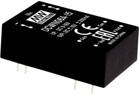 MW Mean Well DCWN06A-12 Module convertisseur DC DC 250 MA 6 W Nombre de sorties : 2 x contenu 1 pièce(s)
