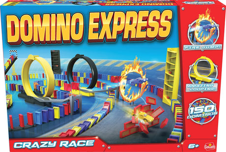 Goliath domino express crazy race - jouets de construction - paquet de dominos