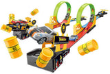 Circuit de course en boucles pour le lancement du duel