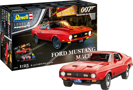 Revell modèle kit voiture - 05664 James Bond 007 - Ford Mustang I - coffret cadeau plastique - 1:25 - modèle kit