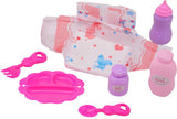 Johntoy John Toy Baby Rose Kit de soins dans un sac