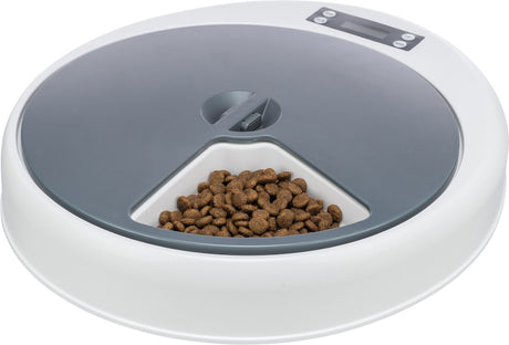 Trixie tx4+1 - distributeur automatique de nourriture - 5 repas de 240 ml - nourriture sèche - nourriture humide