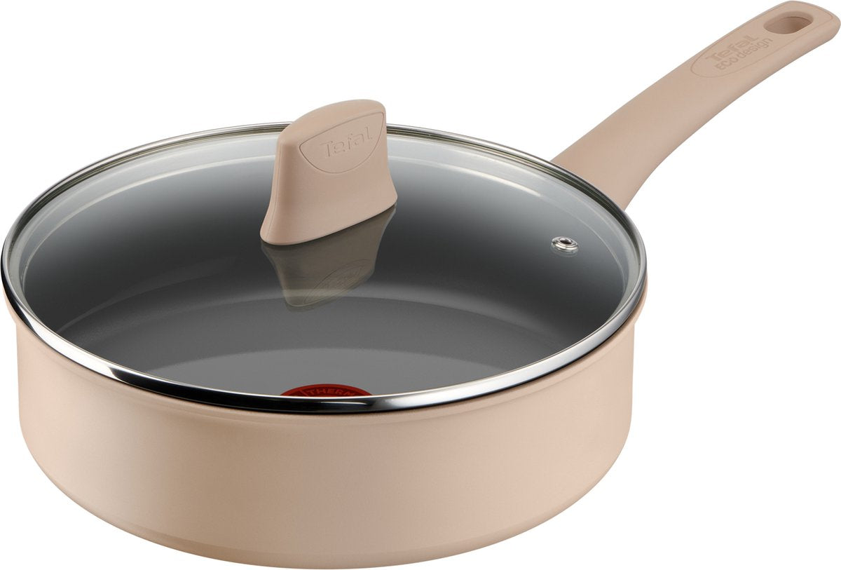 Tefal revive - poêle à frire - ø24 cm - avec couvercle - céramique - sans PFA - convient pour induction