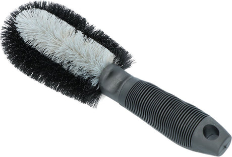 brosse à jantes 27 cm plastique noir gris