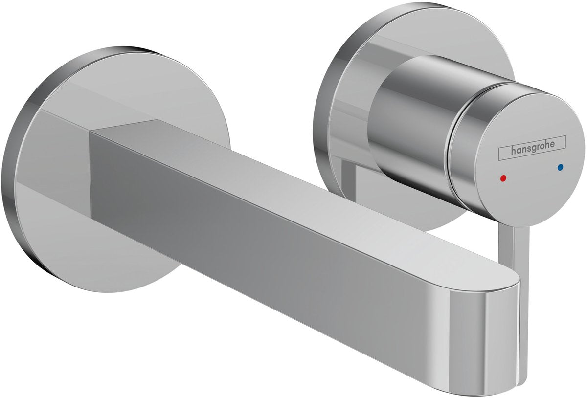 Hansgrohe finoris - mitigeur lavabo à encastrer - commande monocommande - avec bouchon de vidange - 168 mm - chrome