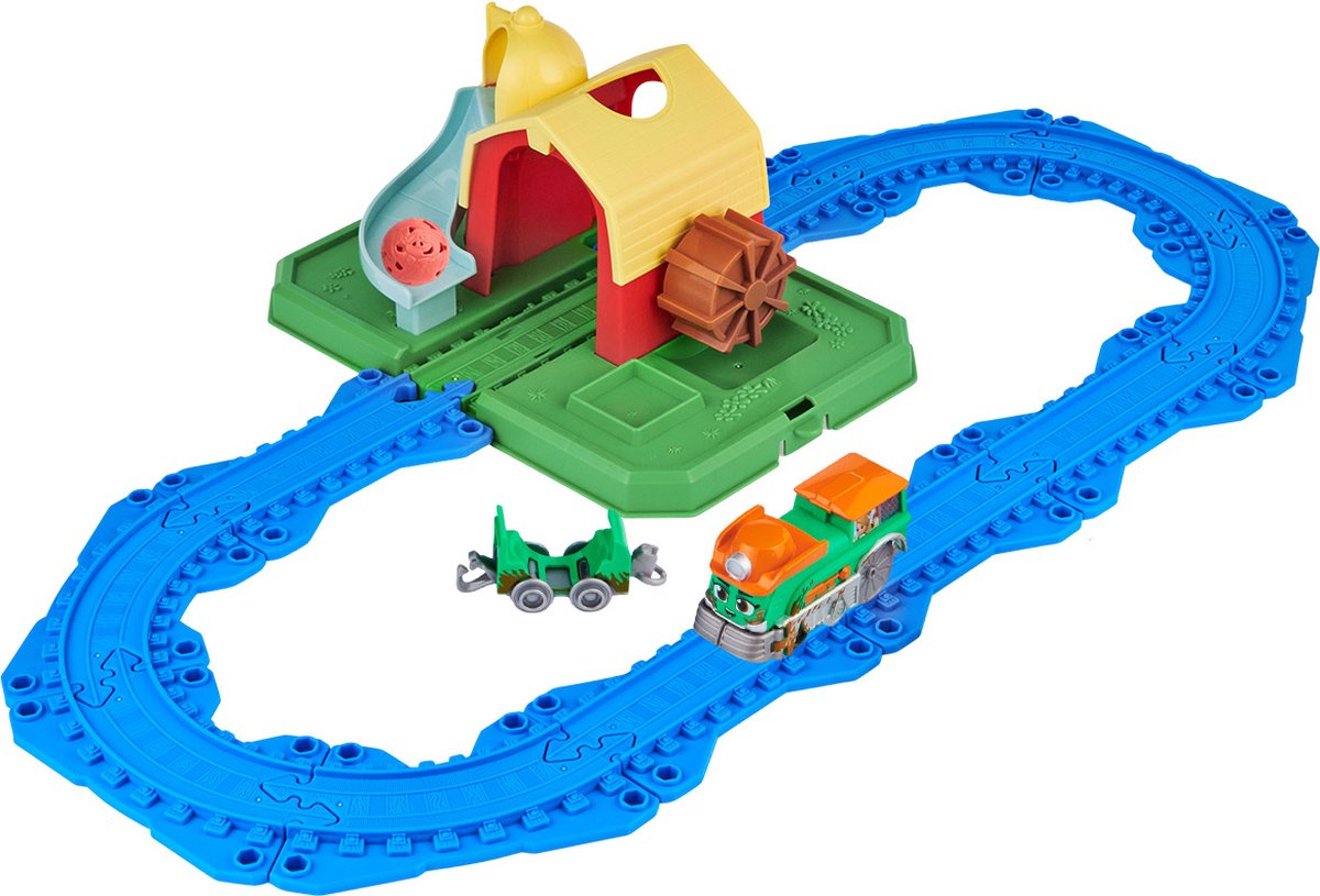 Seau d'aventure Spin Master Mighty Express Farm Station - Ensemble de jeu - Gare