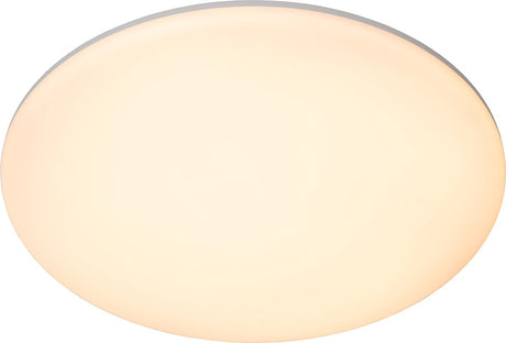 Lucide olson - plafonnier (plafonnier) salle de bain - ø 35 cm - led - cct - 1x36w 3000k 6500k - ip44 - opale