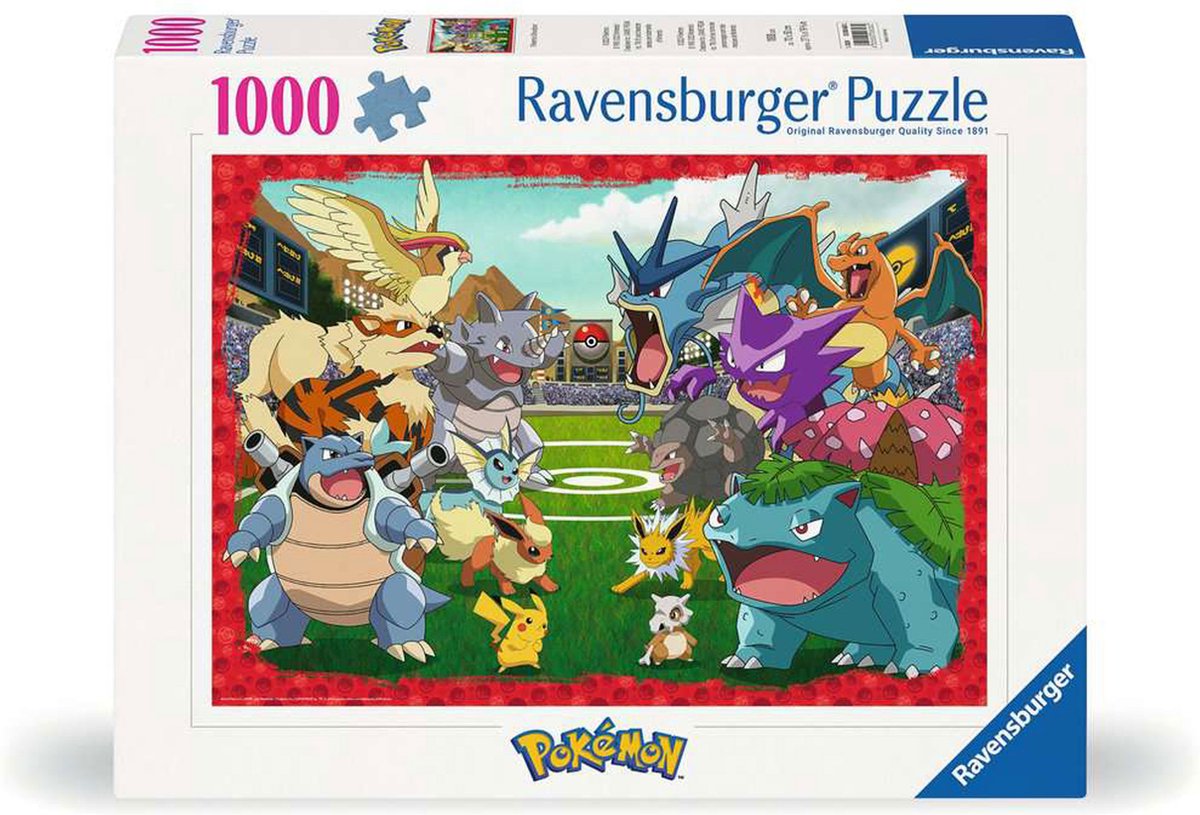 Ravensburger Puzzle Puzzle Confrontation entre Pokémon, 1000st.