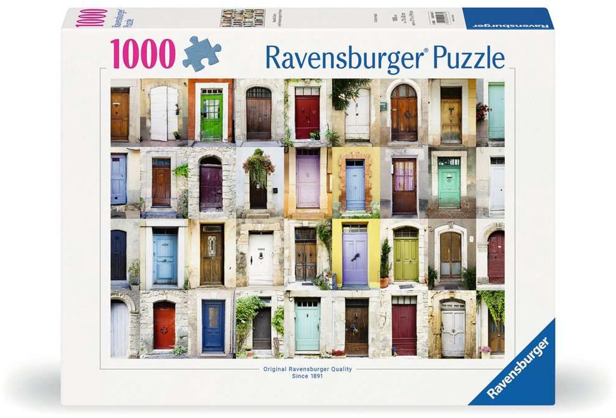 Ravensburger puzzle belles portes en provence - puzzle - 1000 pièces