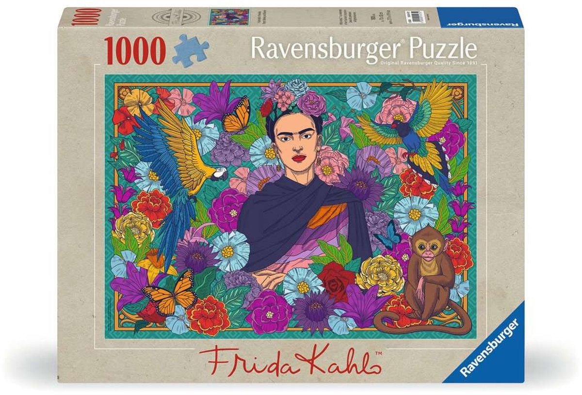 Ravensburger puzzle frida kahlos paradis - puzzle - 1000 pièces