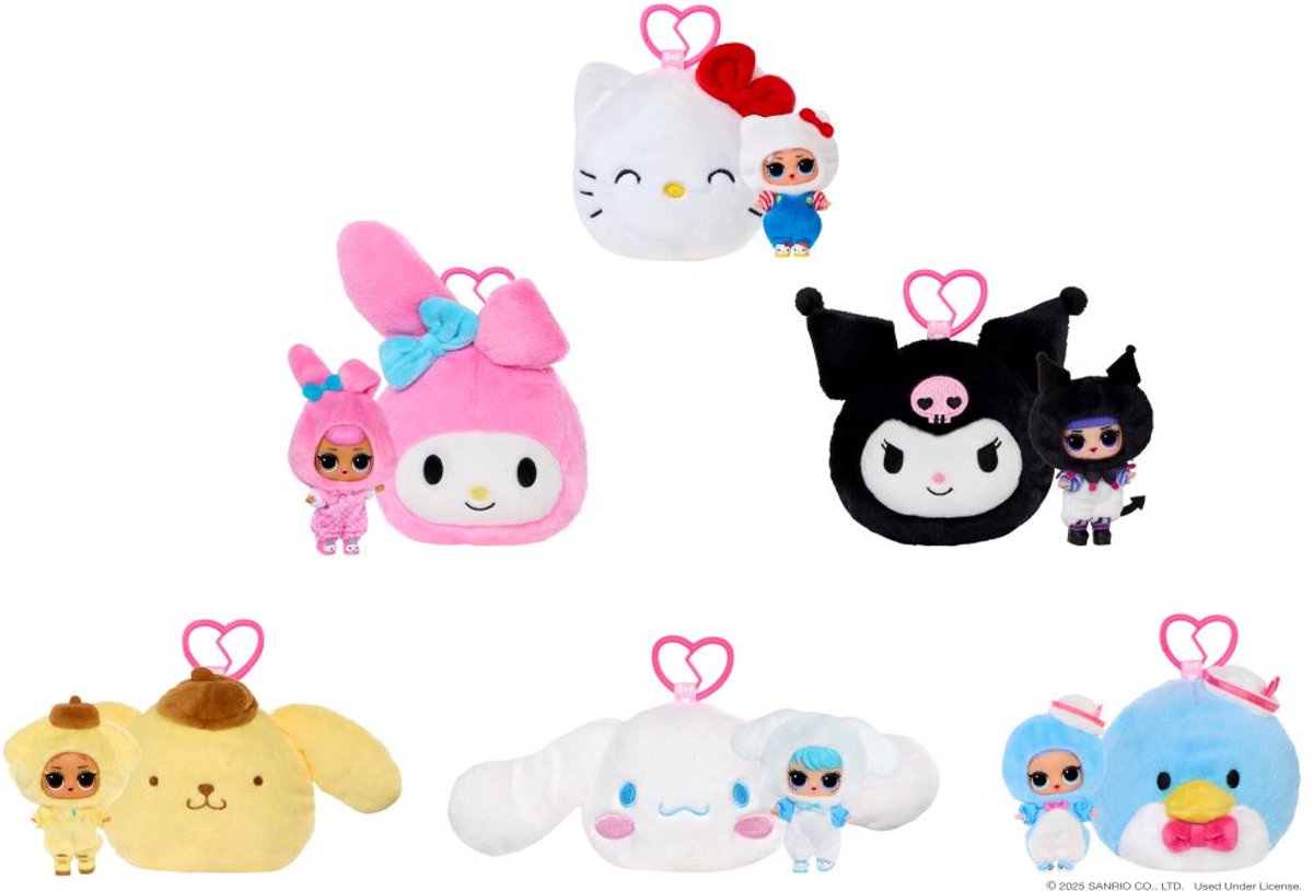 Ty mdr surprise aime bonjour kit réversible peluche surprise | 16 pièces