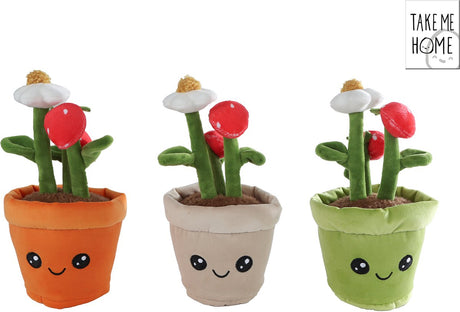 Peluche plante câline Take me home - fraisier, 23 cm