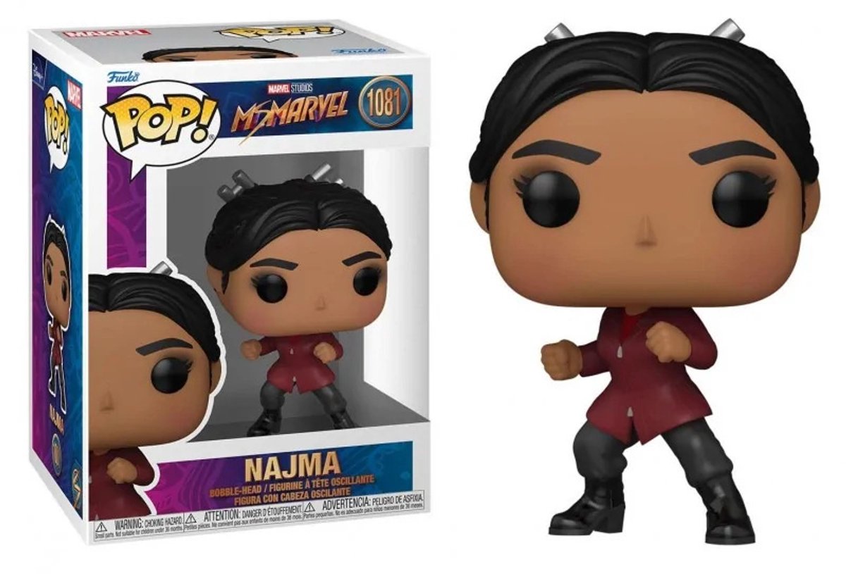 Funko Miss Marvel figurine à collectionner Marvel Pop ! tv najma 9 cm multicolore