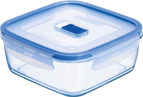 Boîte de conservation des aliments actifs Luminarc pure box - carrée - verre - 0,76l