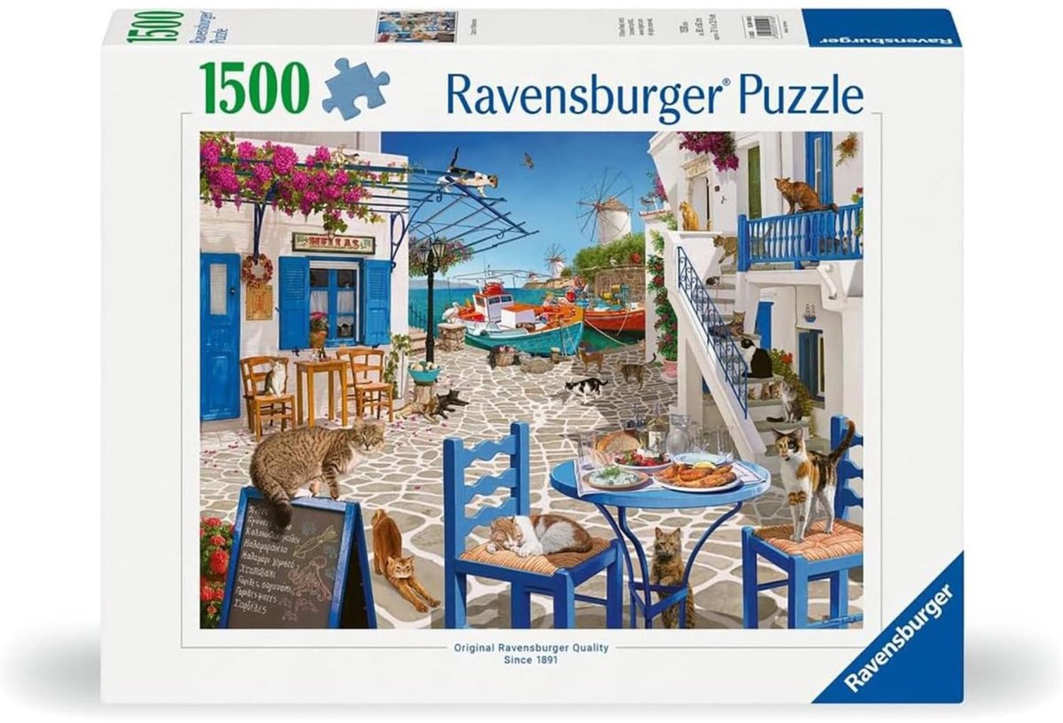Ravensburger puzzle chats de mykonos 1500 pièces
