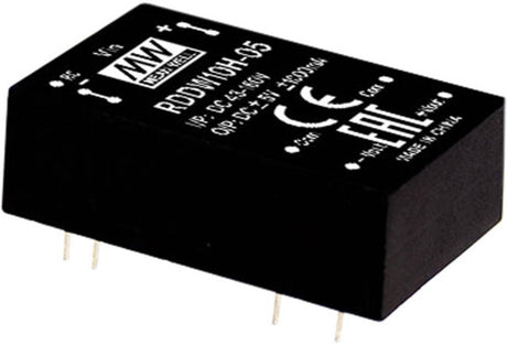 MW Mean Well RSDW10H-15 DC DC Converter 666 MA 10 W Nombre de sorties : 1 x contenu 1 pièce(s)