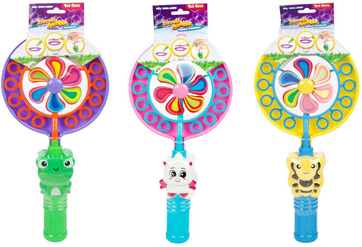 Toi-toys incredibubble bubble windmill, 100ml