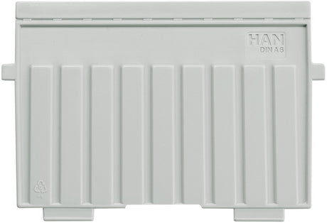 Han plaque de séparation fiche index a6 transversale gris clair | 5 pièces