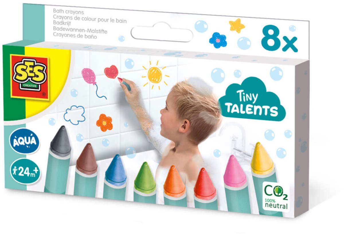 Ses minuscules talents salle de bain - 8 couleurs