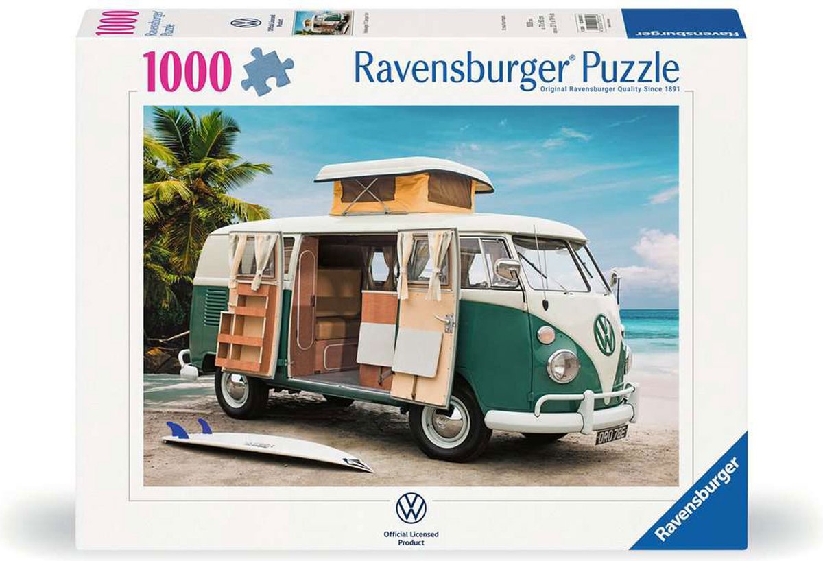 Ravensburger puzzle Volkswagen T1 camping-car - puzzle - 1000 pièces