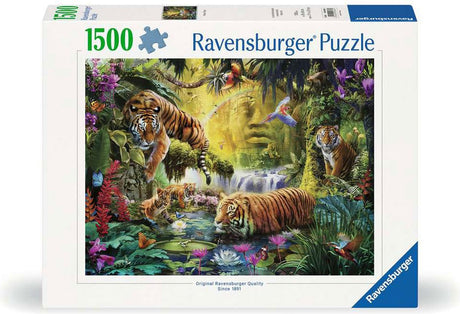 Puzzle Ravensburger Idylle au trou d'eau - Puzzle de 1500 pièces.