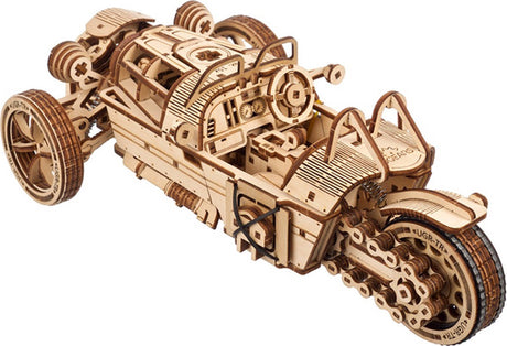 Modèle 3D en bois Ugears - tricycle UGR-S