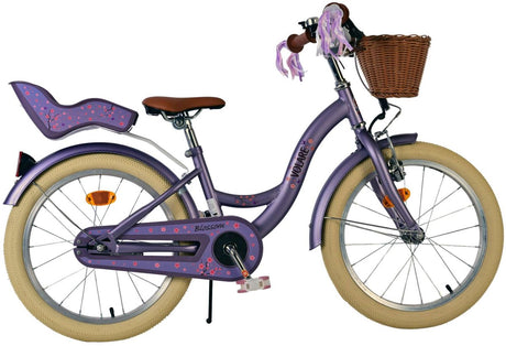 Volare vélo 18 pouces fleur violet 31842