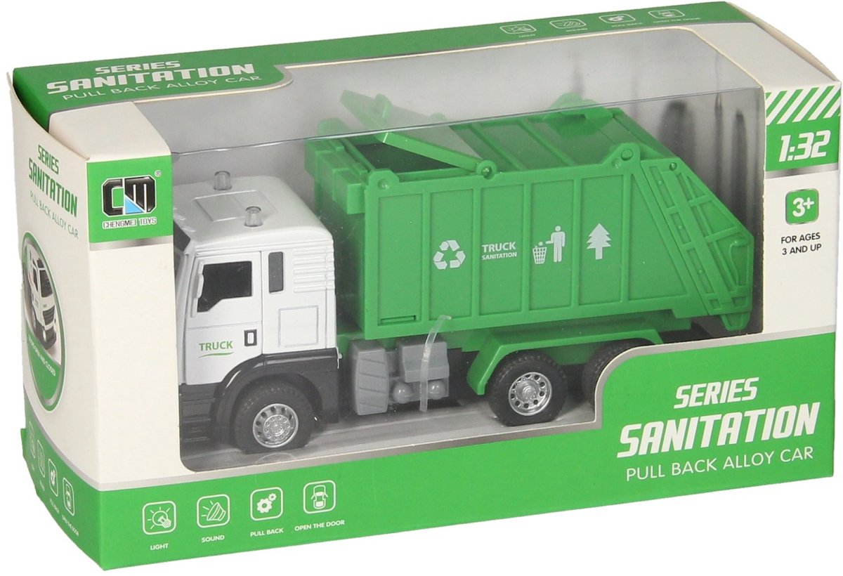 Lobbes jouets par exemple son lumineux de camion poubelle