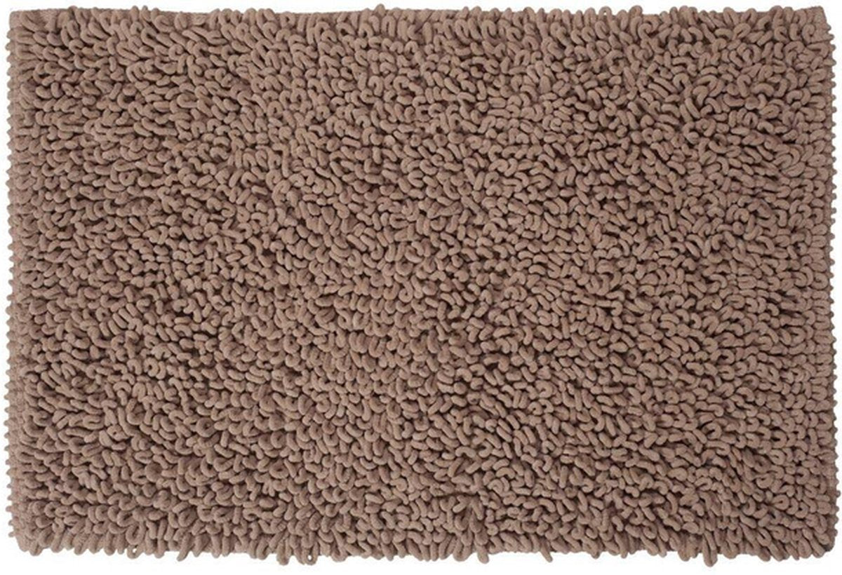 Tapis de bain Sealskin twist 60x90cm microfibre sable