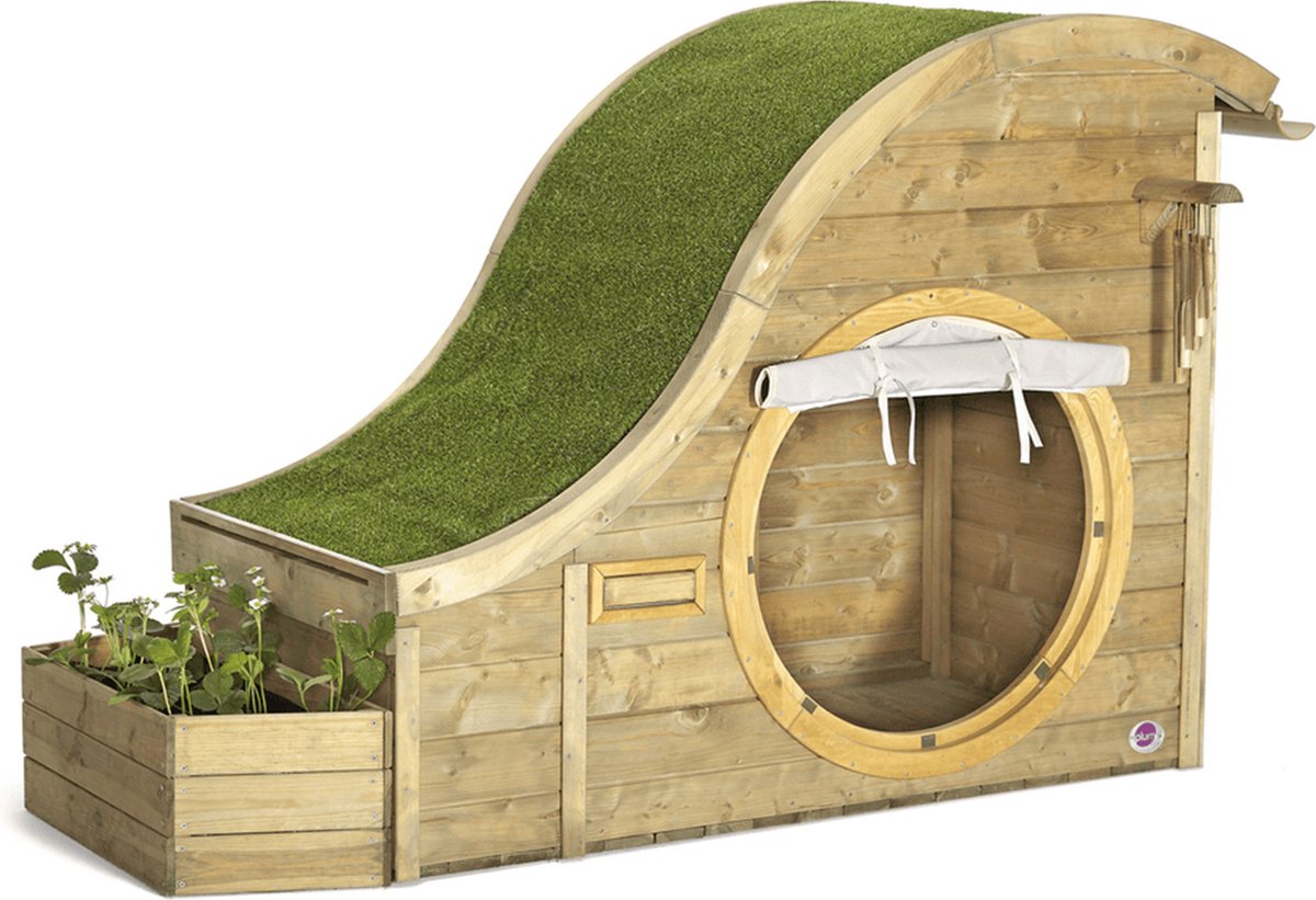 Cabane de jeu cachée de jeu de découverte de prune