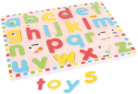 Bigjigs insère des lettres minuscules de puzzle.