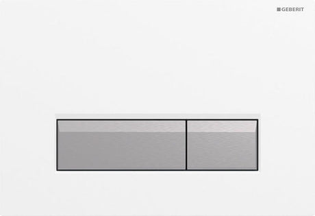 Panneau de commande Geberit sigma40 duofresh - avec extraction des odeurs - plastique - blanc