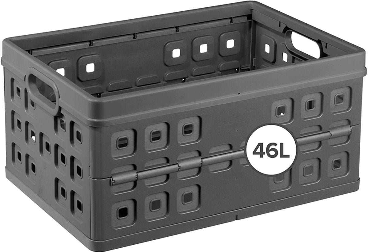 Caisse pliante Sunware 46 litres anthracite