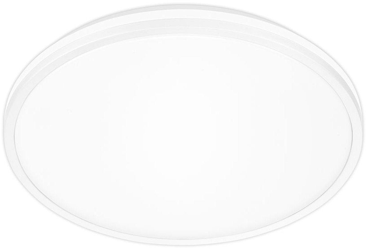 Briloner pulap a – plafonnier LED – plafonnier avec source de lumière eek a* – lumière indirecte – lumière blanc neutre – ø 33cm - blanc