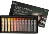Creativ Company Gallery Soft Pastel Set Brown Harmonie, 12st.