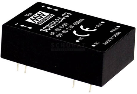Mw Mean Well scwn03e-05 module convertisseur DC DC 600 ma 3 W nombre de sorties : 1 x contenu 1 pièce(s)
