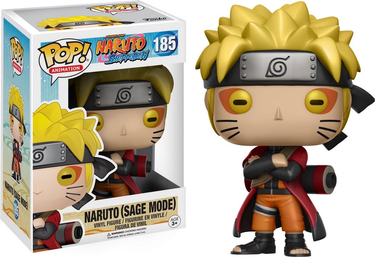 Funko nartuo (mode sage) #185 édition limitée - naruto - animation - pop !