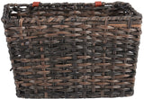 Panier de vélo junior brun 30 litres