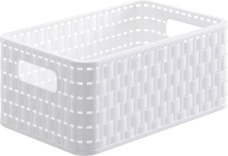 Rotho panier pays 28 x 19 x 13 cm a5 blanc