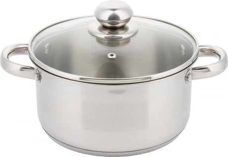 Casserole Kinghoff 4331 - ø24 cm - inox - tous feux