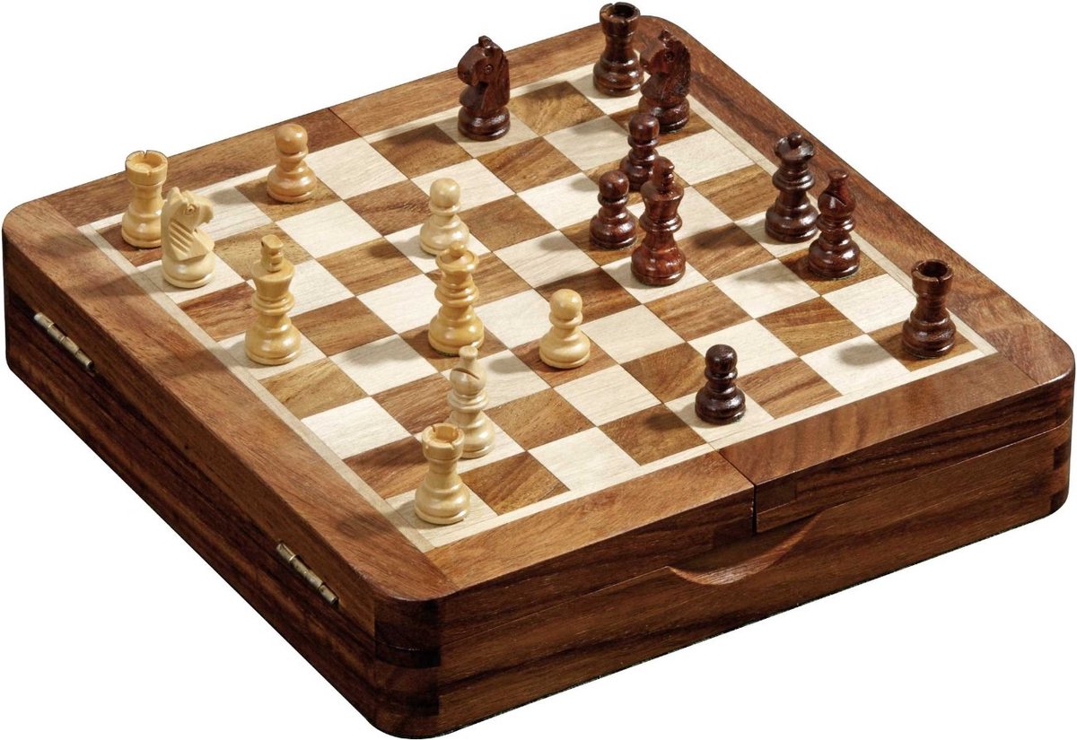Champ de cassette d'échecs Philos 19 mm, hauteur roi 32 mm magnétique