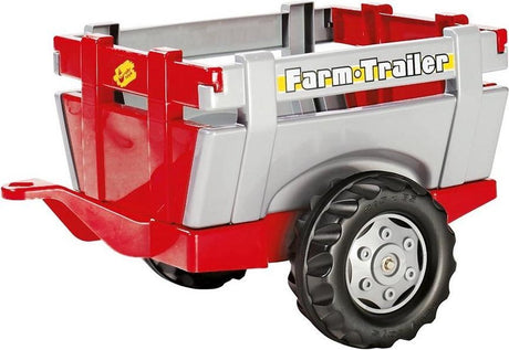 Rolly jouets rollyfarm remorque - rouge