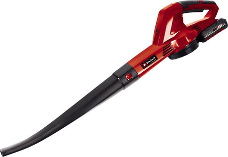 Souffleur de feuilles à batterie Einhell ge-cl 18 e li kit - power x-change - 18 v li-ion - vitesse de soufflage : 210 km h - incl. Batterie et chargeur 2,0 Ah