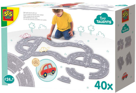 Circuit routier en feutre Rc ses, 40pcs.
