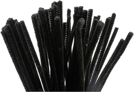 Chenille Black 30 cm, 50e.