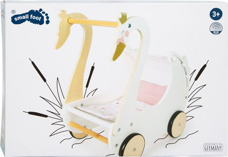 Small foot - landau pour poupée cygne en bois