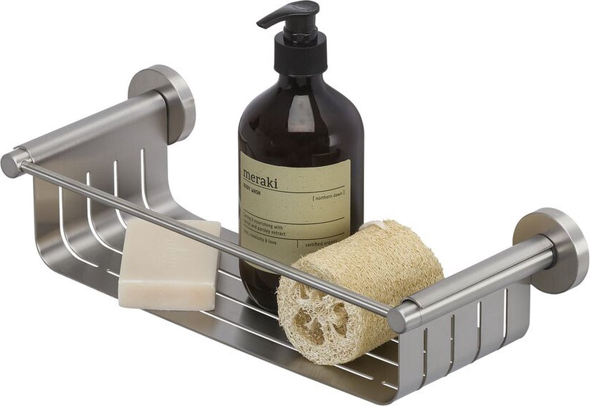 Tiger Boston - support de douche - panier de douche 36,5 cm - acier inoxydable brossé