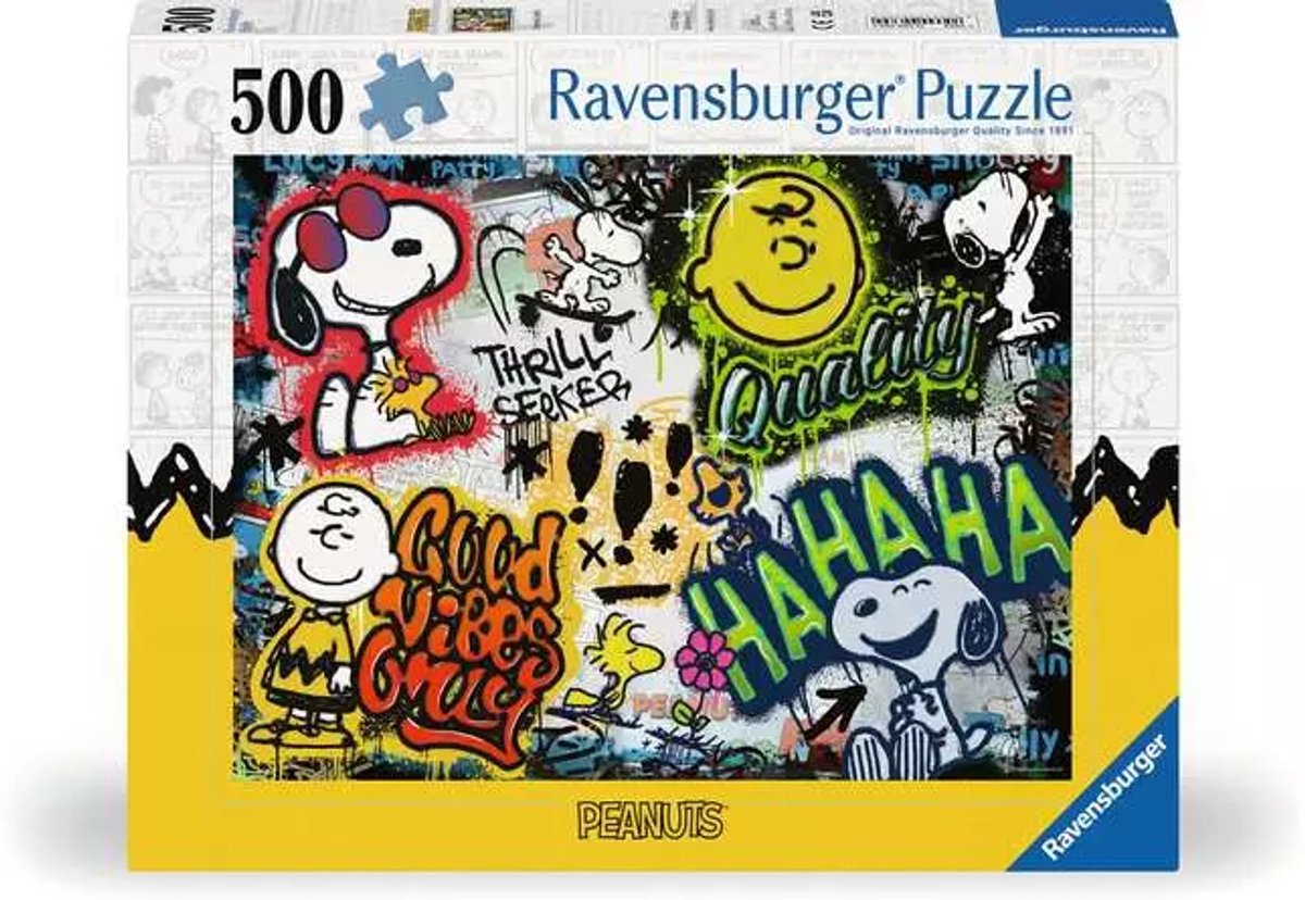 Ravensburger puzzle cacahuètes graffiti - puzzle - 500 pièces